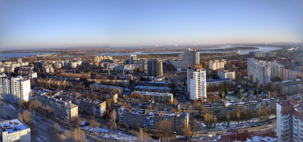 Видовая Квартира Yaroslavichi-2 Vyšhorod Esterno foto